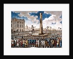 The Execution of Louis XVI in the Place de la Revolution on 21 January 1793, 1790s by Anonymous