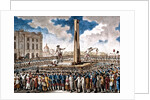 The Execution of Louis XVI in the Place de la Revolution on 21 January 1793, 1790s by Anonymous