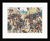 The Battle of Crécy on 26 August 1346 (Miniature from the Grandes Chroniques de France by Jean Frois by Anonymous
