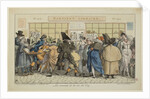 Dawdlers of the Rue du Coq or The Martinets printshop, c. 1810 by Anonymous