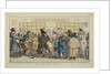 Dawdlers of the Rue du Coq or The Martinets printshop, c. 1810 by Anonymous