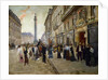 Workers leaving the Maison Paquin, in the Rue de La Paix, c. 1912 by Anonymous