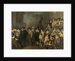 Officers and other Marksmen of the V District in Amsterdam Led by Captain Cornelis de Graeff and Lie by Anonymous
