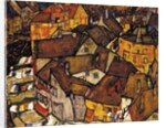 Crescent of Houses, Krumau (The Small City V), 1915 by Anonymous