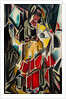 Lady with a fan, 1913-1915 by Anonymous