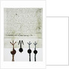 The edict of the Tsar Ivan IV the Terrible, 1497 by Anonymous