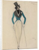 Costume design for the ballet Carnaval by R. Schumann, 1915 by Anonymous