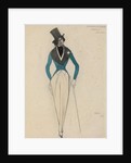 Costume design for the ballet Carnaval by R. Schumann, 1915 by Anonymous