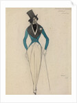 Costume design for the ballet Carnaval by R. Schumann, 1915 by Anonymous