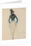 Costume design for the ballet Carnaval by R. Schumann, 1915 by Anonymous