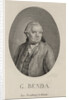 Portrait of the composer Georg Benda, Late 18th cent by Anonymous