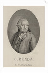 Portrait of the composer Georg Benda, Late 18th cent by Anonymous