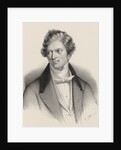 Portrait of the composer Charles-Auguste de Bériot, 1840 by Anonymous