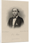 Portrait of the composer Benjamin Bilse, 1870 by Anonymous