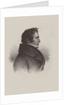 Portrait of the opera singer Heinrich Blume by Anonymous