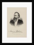 Portrait of the composer Johannes Brahms, 1870 by Anonymous