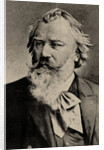 Portrait of the composer Johannes Brahms by Anonymous
