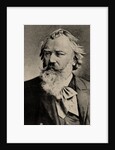 Portrait of the composer Johannes Brahms by Anonymous