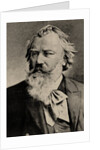 Portrait of the composer Johannes Brahms by Anonymous