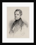 Portrait of the composer Henri Brod, 1836 by Anonymous