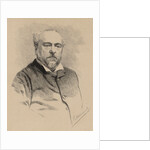 Portrait of the composer Emmanuel Chabrier, 1890 by Anonymous