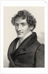 Portrait of the composer and singer Jean-Baptiste Chollet, 1835 by Anonymous