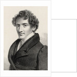 Portrait of the composer and singer Jean-Baptiste Chollet, 1835 by Anonymous
