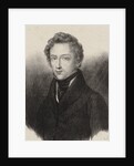 Portrait of the composer Frédéric Chopin, 1835 by Anonymous