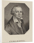 Portrait of the composer Domenico Cimarosa, 1820 by Anonymous