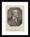 Portrait of the composer Domenico Cimarosa, 1820 by Anonymous