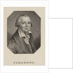 Portrait of the composer Domenico Cimarosa, 1820 by Anonymous