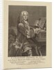 Portrait of the composer Louis-Nicolas Clérambault, c. 1750 by Anonymous