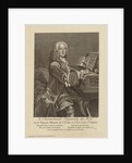 Portrait of the composer Louis-Nicolas Clérambault, c. 1750 by Anonymous