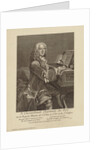 Portrait of the composer Louis-Nicolas Clérambault, c. 1750 by Anonymous