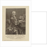 Portrait of the composer Louis-Nicolas Clérambault, c. 1750 by Anonymous