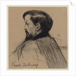Portrait of the composer Claude Debussy by Anonymous