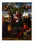 The Virgin and Child with Saints, First Half of 16th cen by Anonymous