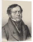 Portrait of the cellist composer Justus Johann Friedrich Dotzauer, c. 1850 by Anonymous