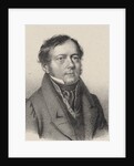 Portrait of the cellist composer Justus Johann Friedrich Dotzauer, c. 1850 by Anonymous