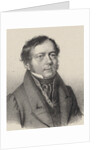 Portrait of the cellist composer Justus Johann Friedrich Dotzauer, c. 1850 by Anonymous