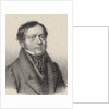 Portrait of the cellist composer Justus Johann Friedrich Dotzauer, c. 1850 by Anonymous