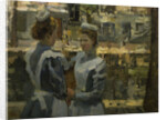 Servant Girls on the Leidsegracht by Anonymous