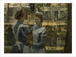 Servant Girls on the Leidsegracht by Anonymous