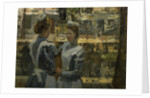 Servant Girls on the Leidsegracht by Anonymous