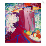 Lady with Large hat in Summer House, 1913 by Anonymous