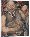 Piet Boendermaker with beer glass, 1917 by Anonymous