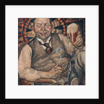 Piet Boendermaker with beer glass, 1917 by Anonymous