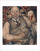 Piet Boendermaker with beer glass, 1917 by Anonymous