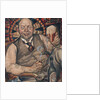 Piet Boendermaker with beer glass, 1917 by Anonymous