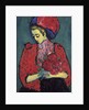 Girl with Peonies, 1909 by Anonymous